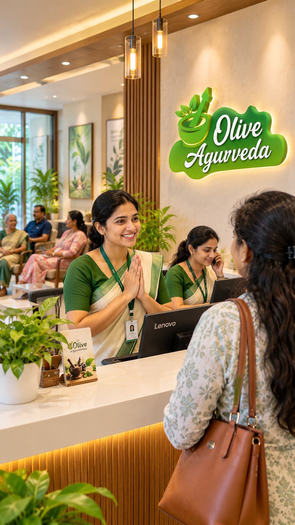 Warm Welcome at Olive Ayurveda